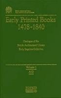 Early Printed Books Catalogue 1478-1840