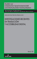 Investigaciones recientes en traduccion y accesibilidad digital