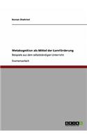 Metakognition als Mittel der Lernförderung