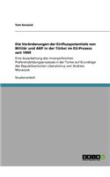 Die Veränderungen der Einflusspotentiale von Militär und AKP in der Türkei im EU-Prozess seit 1999