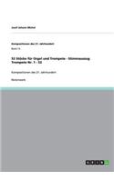 52 Stücke für Orgel und Trompete - Stimmauszug Trompete Nr. 1 - 52