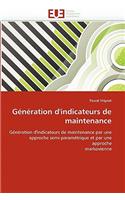 G�n�ration d'Indicateurs de Maintenance: (Omn.Univ.Europ.)