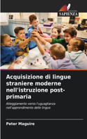 Acquisizione di lingue straniere moderne nell'istruzione post-primaria