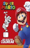 Super Mario - Libro deluxe para colorear: Libro de actividades de Mario Bros