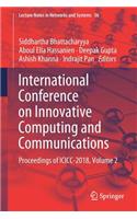 International Conference on Innovative Computing and Communications