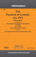 Payment Of Gratuity Act, 1972 As Amended By Payment Of Gratuity (Amendment) Act, 2018