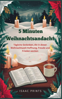 5 Minuten Weihnachtsandacht