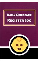 Daily Childcare Register Log