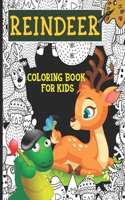 Reindeer Coloring Book For Kids