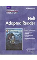 Elements of Literature: Adapted Reader Third Course