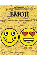Coloring Book for 4-5 Year Olds (Emoji)