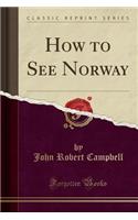 How to See Norway (Classic Reprint)