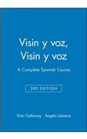 Electronic Workbook to Accompany Vision Y Voz: A Complete Spanish Course, 3e