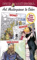 Costco Dover Masterworks: Art Masterpieces to Color: Monet, Renoir, Van Gogh
