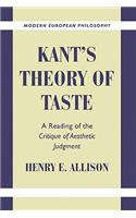 Kant's Theory of Taste