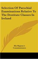 Selection Of Parochial Examinations Relative To The Destitute Classes In Ireland