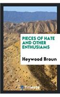Pieces of Hate and Other Enthusiams