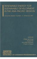 Renewable Energy for Sustainable Development in the Asia Pacific Region