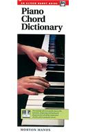 PIANO CHORD DICTIONARY HANDY GUIDE