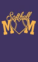 Softball Mom: I Love Softball Notebook for Moms