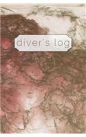 Diver's Log: Diving Log Book 5.25 x 8 SCUBA Dive Record Logbook Soft-Cover Red Ocean