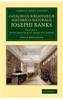 Catalogus bibliothecæ historico-naturalis Josephi Banks