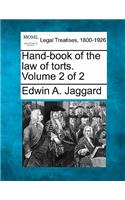 Hand-book of the law of torts. Volume 2 of 2