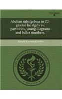 Abelian Subalgebras in Z2-Graded Lie Algebras; Partitions