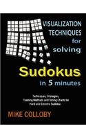 Visualization Techniques for Solving Sudokus in 5 Minutes