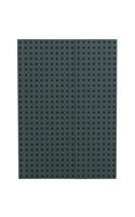 Grey on Black (Quadro) B5 Lined Notebook
