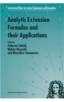 Analytic Extension Formulas and Their Applications