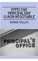 Effective Principalship Is Non-Negotiable