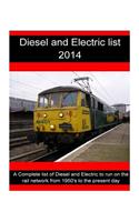 Diesel and Electric list 2014
