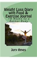 Weight Loss Diary with Food & Exercise Journal