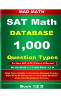 Redesigned SAT/PSAT Math Database Book 1/2