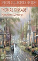 Thomas Kinkade Special Collector's Edition with Scripture 2023 Deluxe Wall Calendar with Print: Hometown Memories