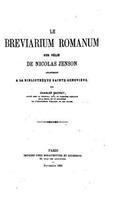 Le Breviarium Romanum sur vélin de Nicolas Jenson appartenant à la Bibliothèque Sainte Geneviève