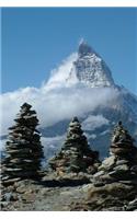 A View of the Matterhorn in Switzerland Journal: 150 Page Lined Notebook/Diary
