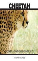 Cheetah Pocket Monthly Planner 2017