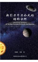 Structural Analysis of the New Formulae on Gravity and Repulsion