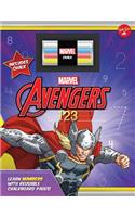 Marvel's Avengers Chalkboard 123: Learn Numbers with Reusable Chalkboard Pages!