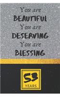 53th Birthday Journal