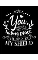 You are my hiding place and my shield