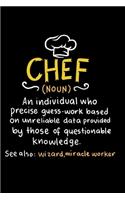 Küchenchef Notizbuch Chef Definition