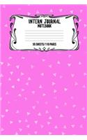 Intern Journal Notebook 55 Sheets/110 Pages