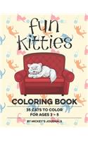 Fun Kitties Coloring Book