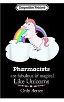 Composition Notebook: Pharmacist's Brain Funny Pharmacist Pharmacy Tech Journal/Notebook Blank Lined Ruled 6x9 100 Pages