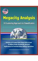 Megacity Analysis: A Clustering Approach to Classification - Analysis of 41 Large Urban Areas with at Least 10 Million People Worldwide, Network Implications for Potential Urban Military Operations