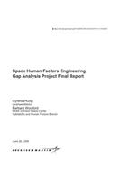 Space Human Factors Engineering Gap Analysis Project Final Report