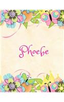 Phoebe: Personalized Name Journal Composition Notebook